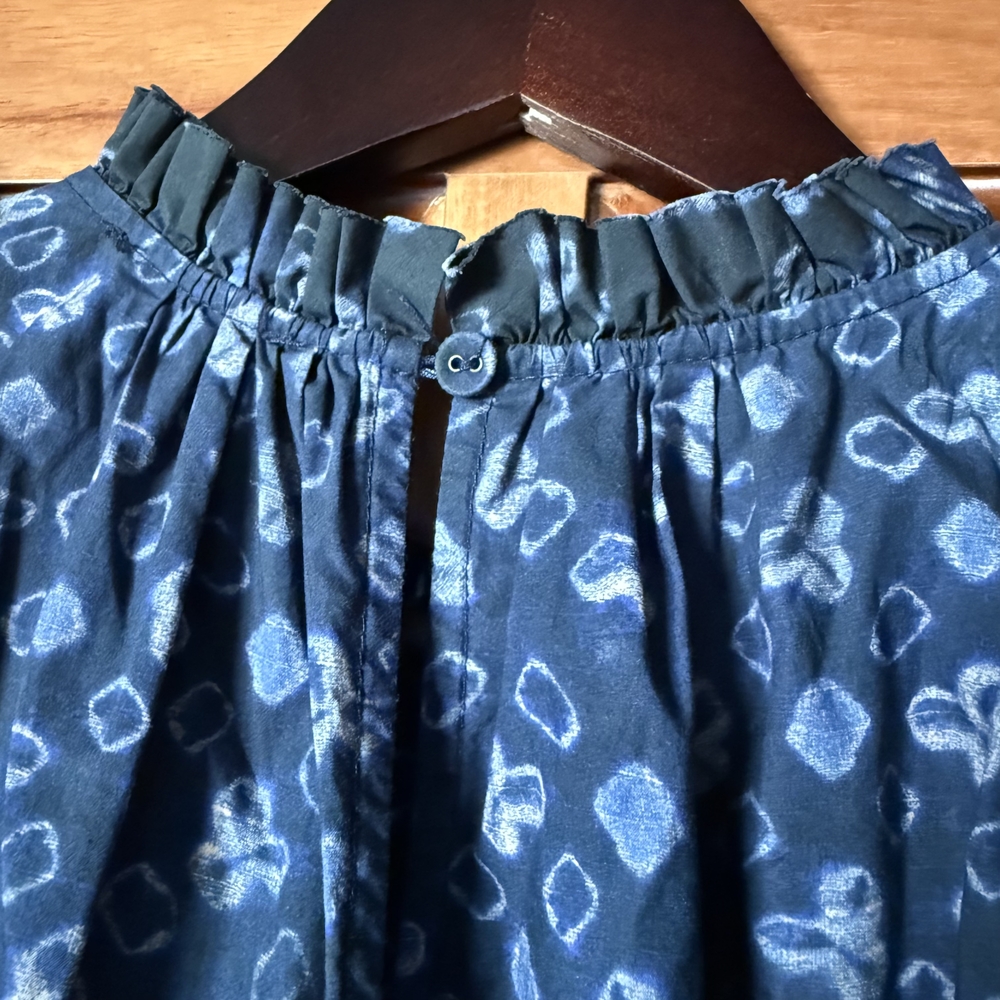 Ulla Johnson Navy Patterned Dress - Picture 8 of 9